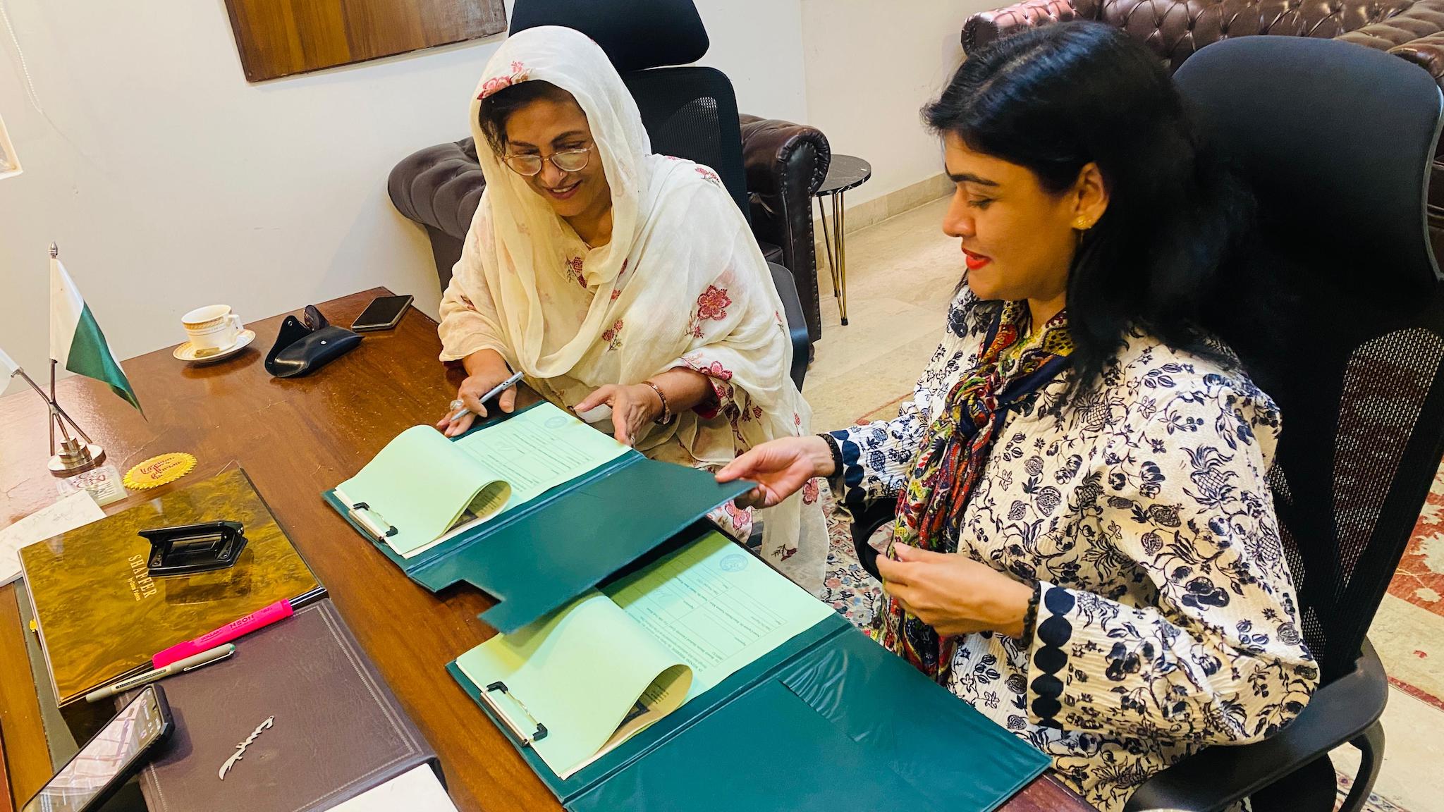 MoU signing ceremony between BBSUL and Alfa Tech House